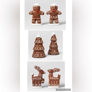Gingerbread Holiday Figurine Set
